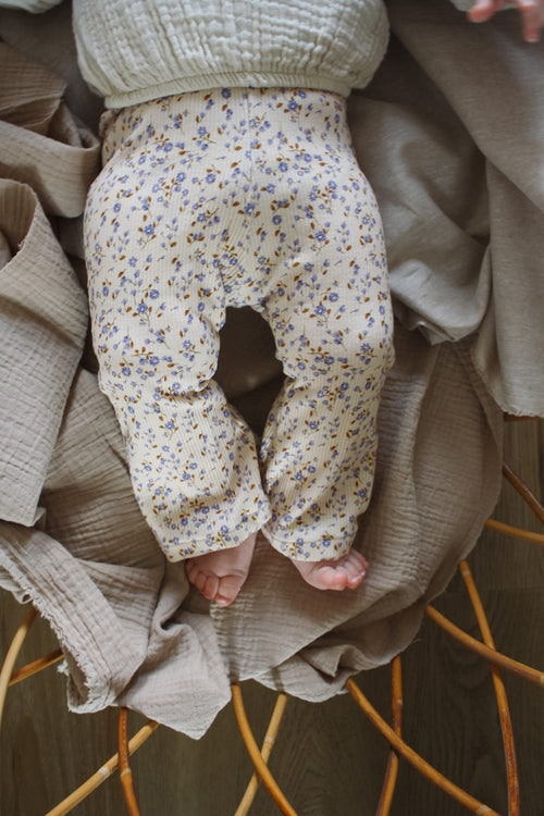 trendy flared babylegging voor baby met elastische tailleband