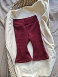 Flared legging | donker rood