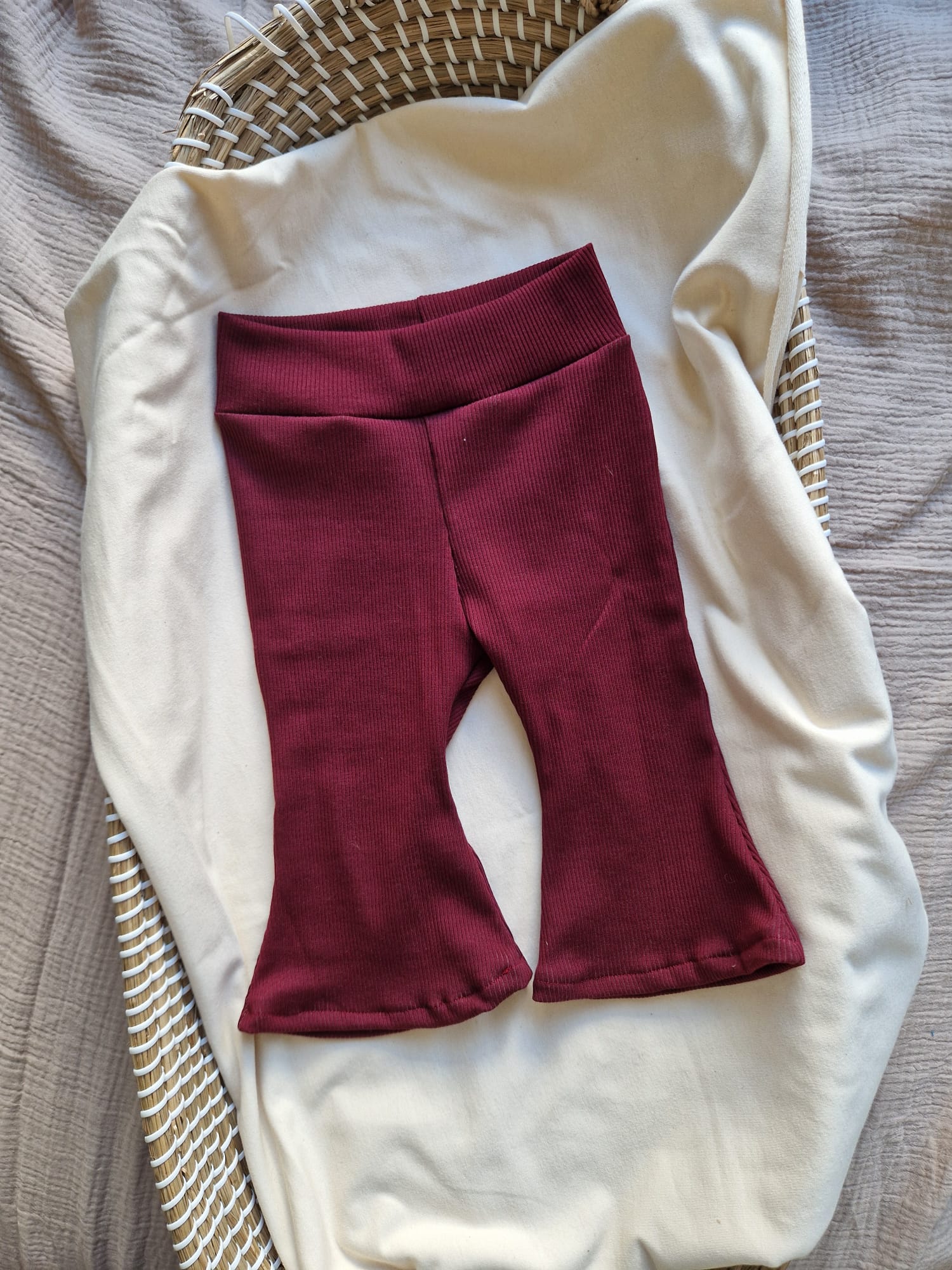 Flared legging | donker rood