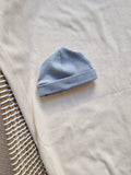 Babymutsje rib | licht blauw