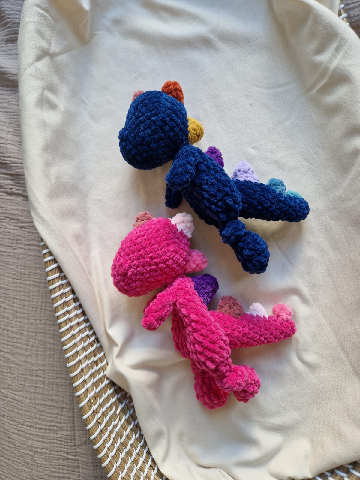 Gehaakt knuffeldoekje | dino