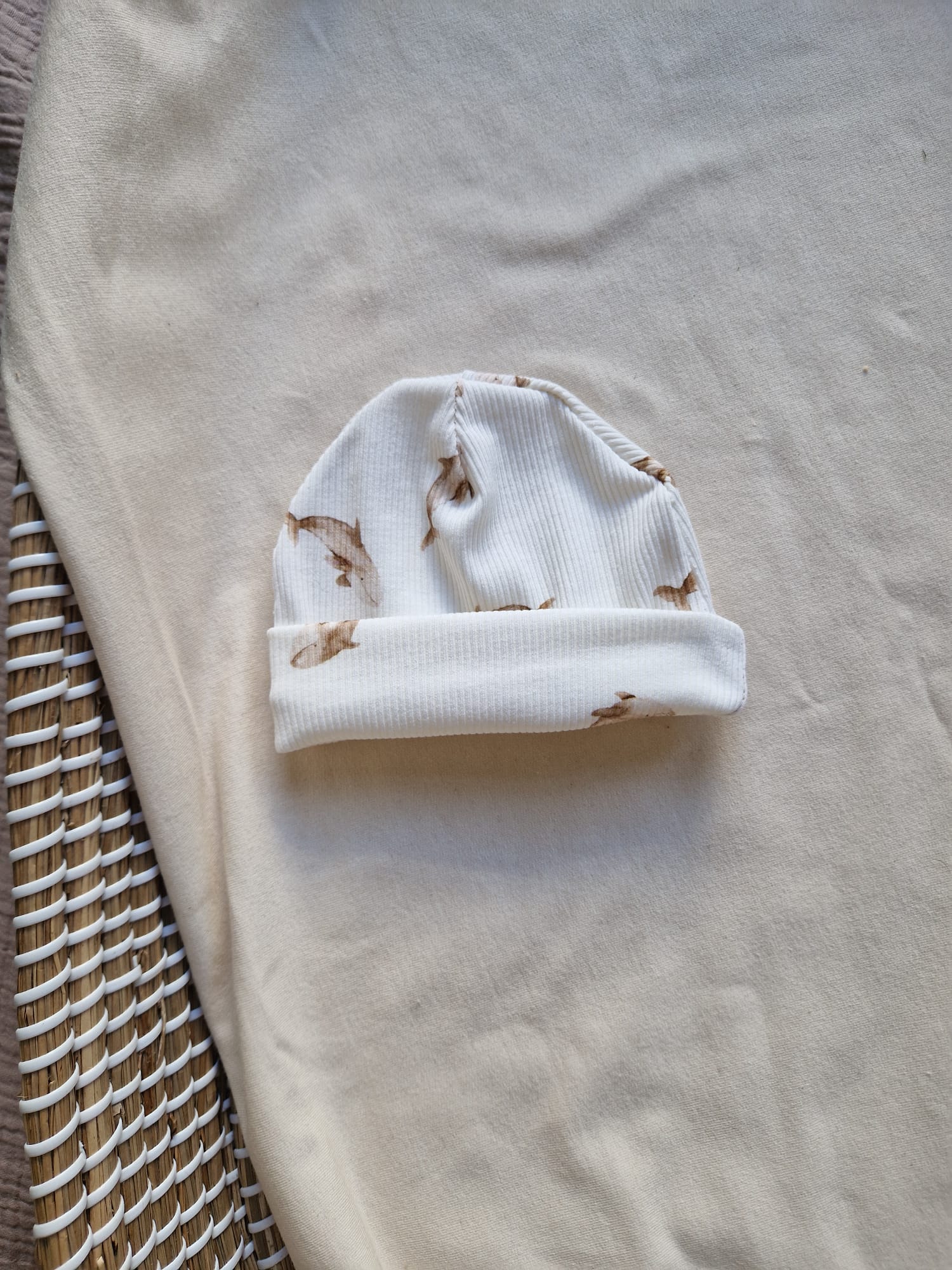 Babymutsje rib | orka