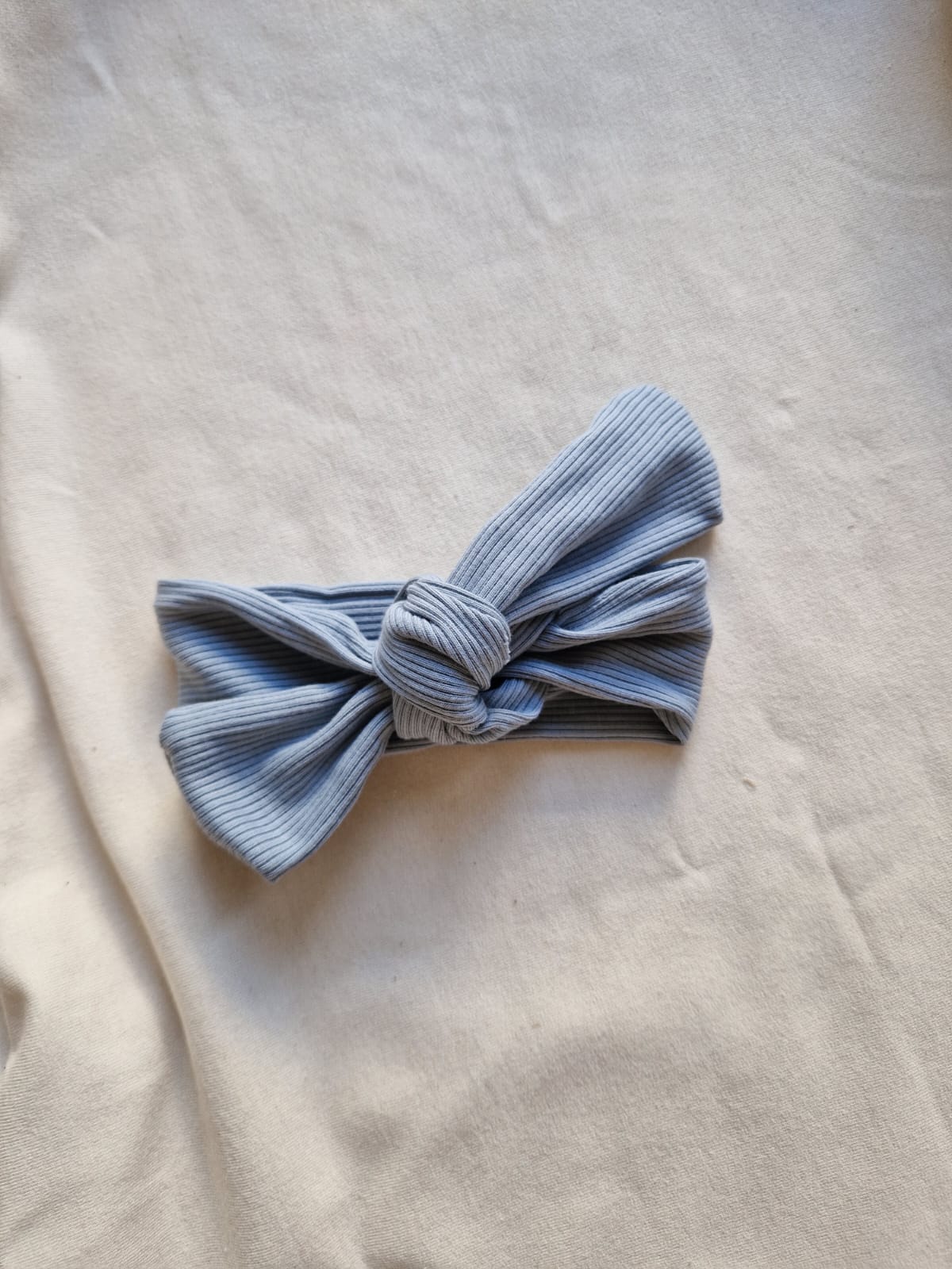 Haarband rib | licht blauw