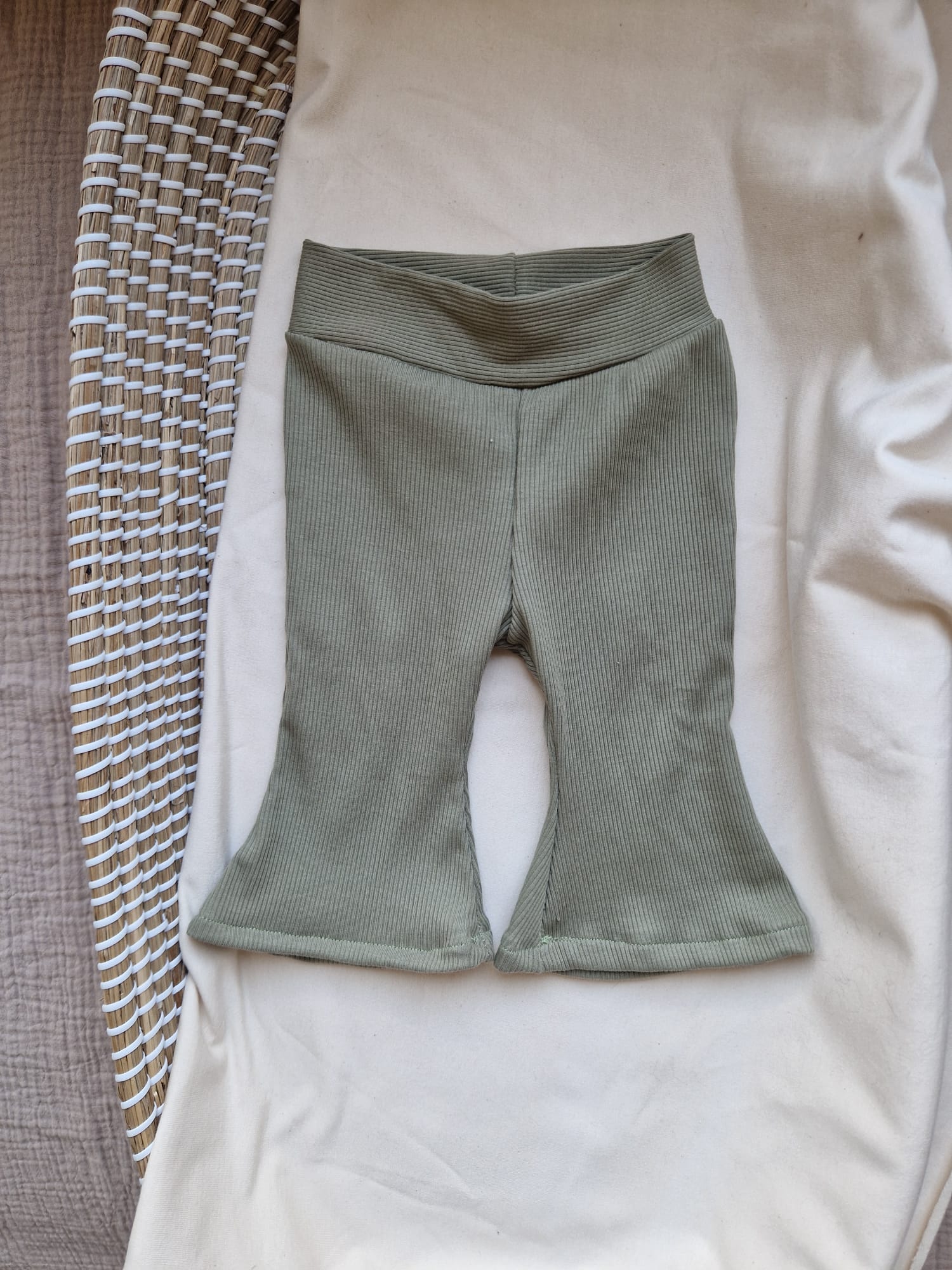 Flared legging | groen