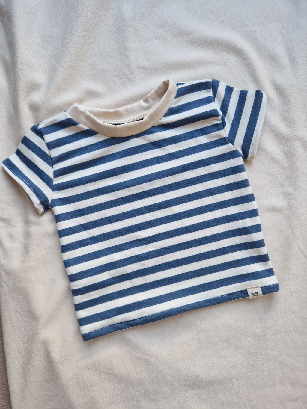 T-shirt | Strepen blauw