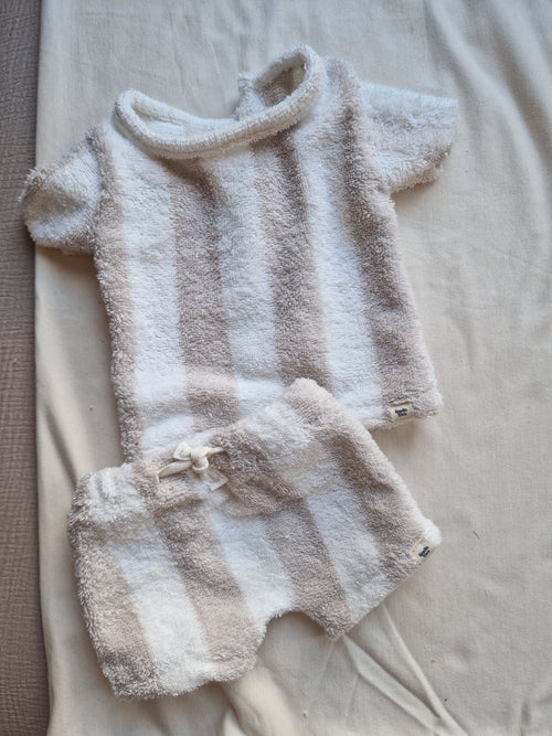 Short | Badstof strepen