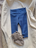 Broekje rib | blauw