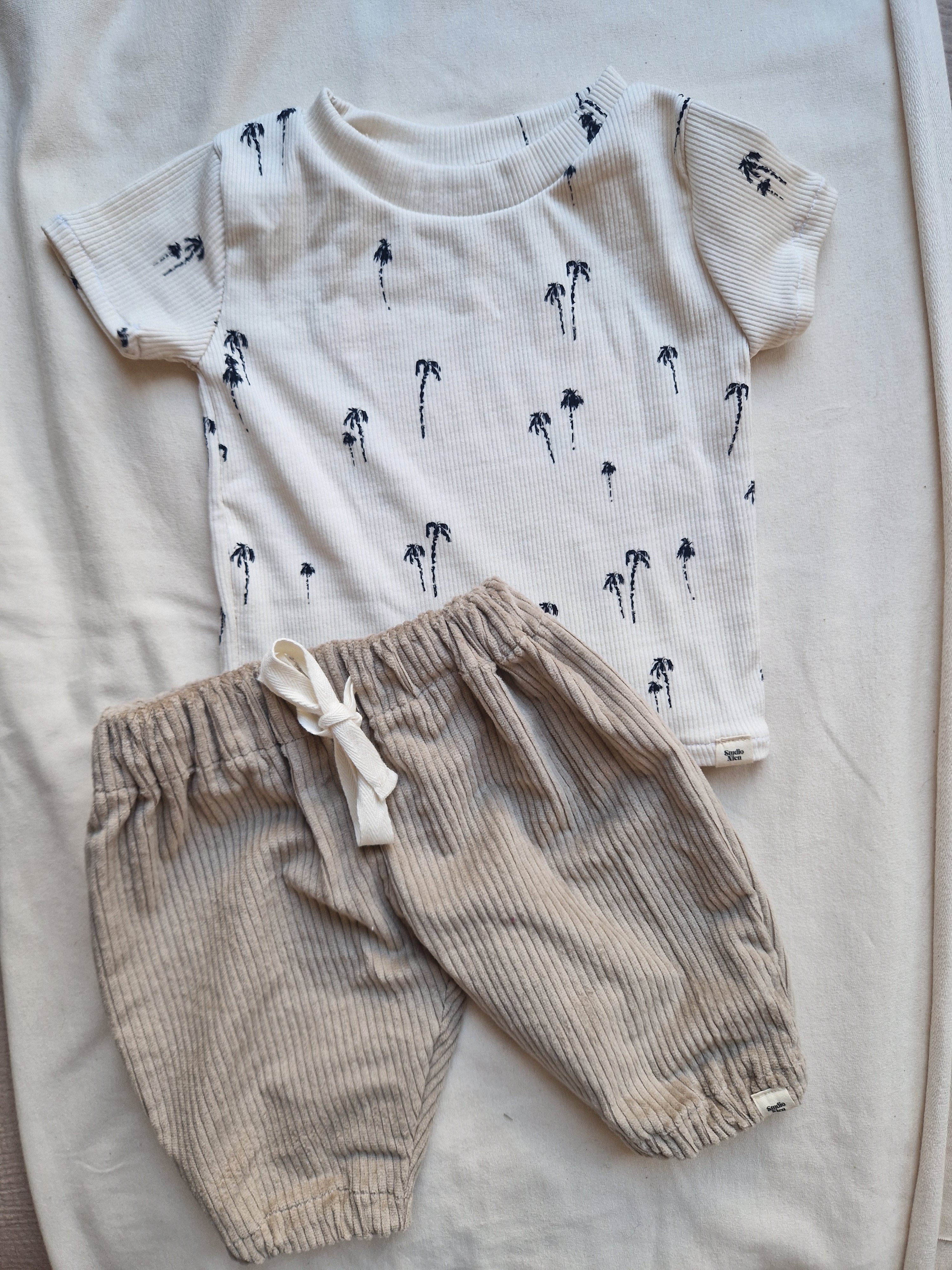 Broek | Barrel lichtbruin