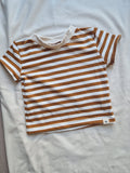 T-shirt | Strepen oranje